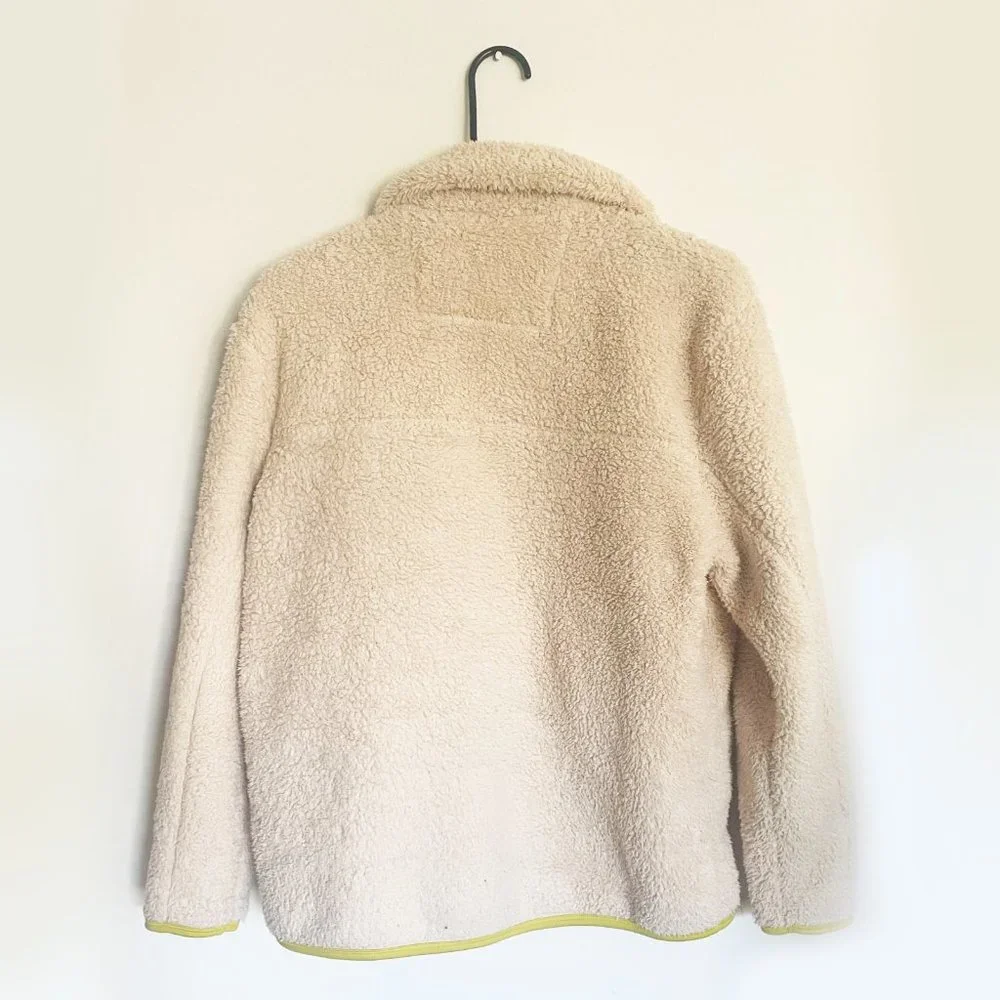Girlfriend Collective Cream Full-Zip Fleece - Picture 6 of 8